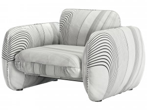 Baxter armchair Modèle 3D