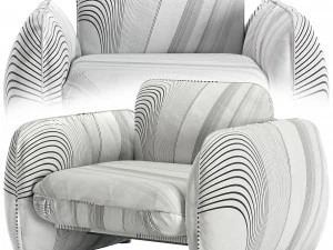 Baxter armchair 3D Model