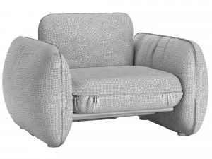 Baxter armchair 3D Model