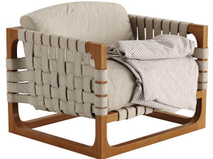 Bungalow Armchair 3D मॉडल