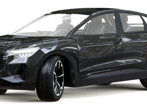 アウディ Q4スポーツバックエトロン 3Dモデル