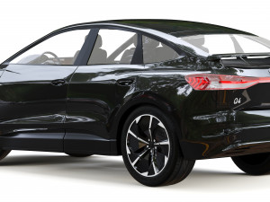 Audi Q4Sportbacketron 3D 모델