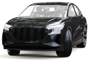 Audi Q4Sportbacketron 3D 모델