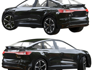 Audi Q4Sportbacketron 3D 모델