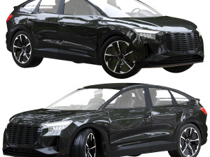 Audi Q4Sportbacketron 3D 모델