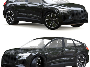 Audi Q4Sportbacketron 3D 모델