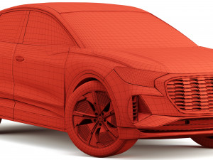 Audi Q4Sportbacketron 3D 모델