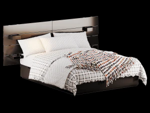Letto NORDLI Modello 3D