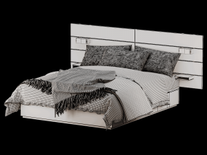 NORDLI Bed 3Dモデル