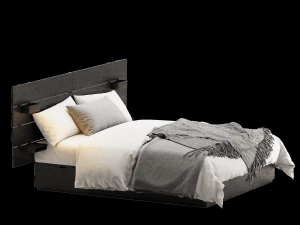 노르들리 침대 3D 모델