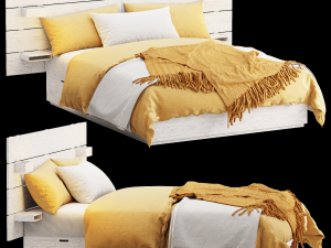 NORDLI Bed Modello 3D
