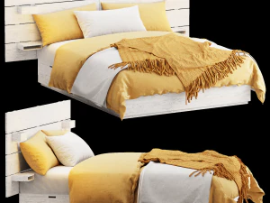 Lit NORDLI Modèle 3D