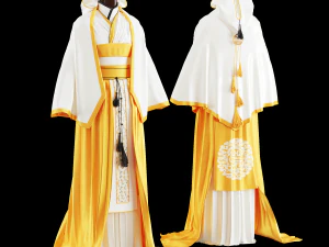 Japanese clothes 3D Model