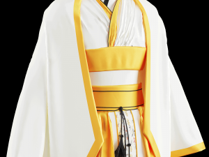 Japanese clothes 3D Model