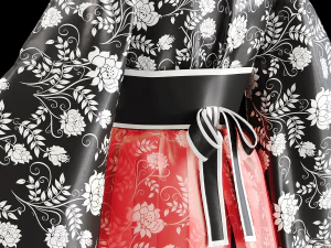 Japanese clothes 3D Model