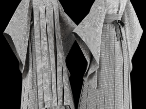 Japanese clothes 3D Model