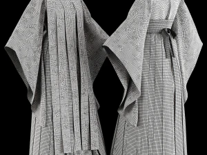 Japanese clothes 3D Model