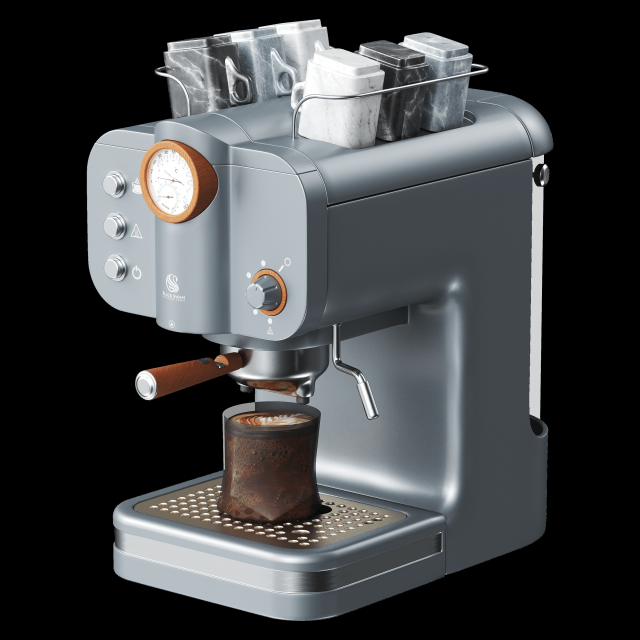 Coffee maker swan sk22110cn 3D-Modell .c4d .max .obj .3ds .fbx .stl .blend 