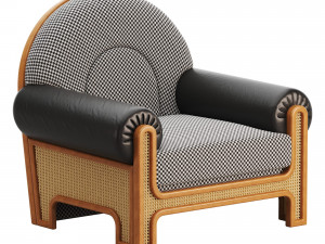 N-GENE ARMCHAIR CHERRY Modelo 3D