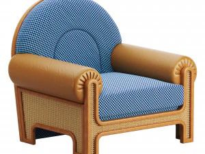 N-GENE ARMCHAIR CHERRY 3D Model