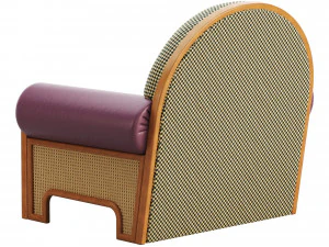 N-GENE ARMCHAIR CHERRY 3D Model