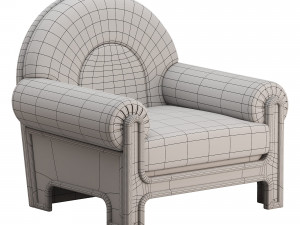 N-GENE ARMCHAIR CHERRY Modelo 3D