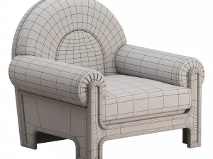 N-GENE ARMCHAIR CHERRY 3D Model