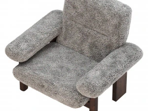 Brasilia lounge chair 3D Model