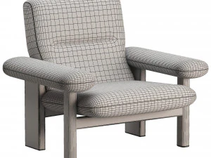 Brasilia lounge chair 3D Model