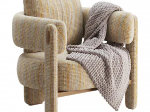 Fauteuil Choux Modèle 3D