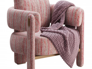 Choux Armchair Model 3D