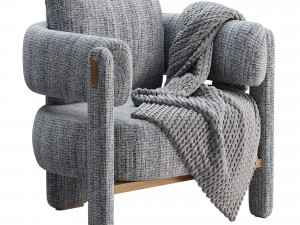 Choux Armchair Model 3D