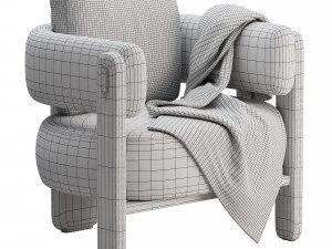 Choux Armchair 3D Model