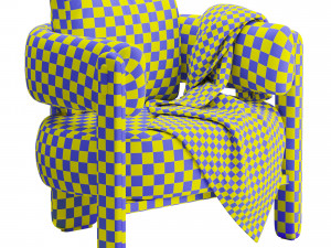 Choux Armchair Model 3D