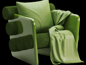 Charles Cormo Persimmon Armchair 3D Model