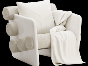 Charles Cormo Persimmon Armchair 3D Model