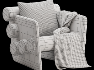 Charles Cormo Persimmon Armchair 3D Model