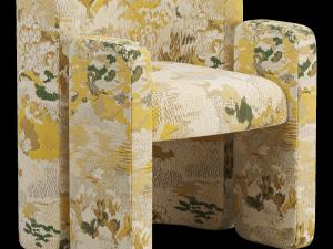 Deloache Dining Chair 3D Model