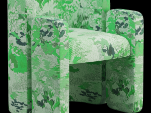 Deloache Dining Chair Modèle 3D