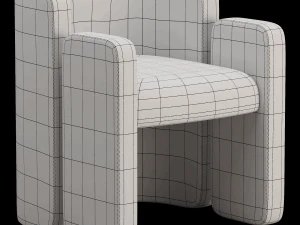 Deloache Dining Chair 3D Model