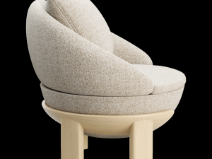 TAMBOUR ARMCHAIR 3D-Modell