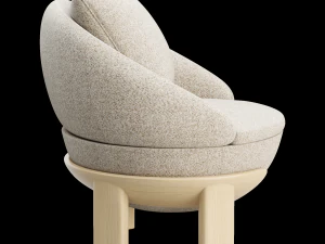 TAMBOUR ARMCHAIR 3D Model