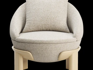 TAMBOUR ARMCHAIR 3D Model