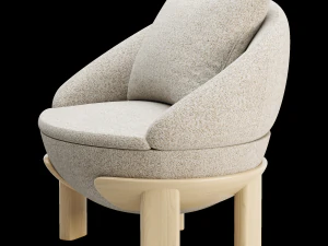TAMBOUR ARMCHAIR 3D Model