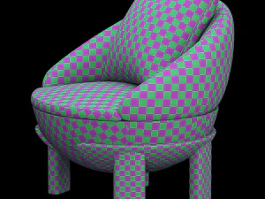 TAMBOUR ARMCHAIR 3D Model