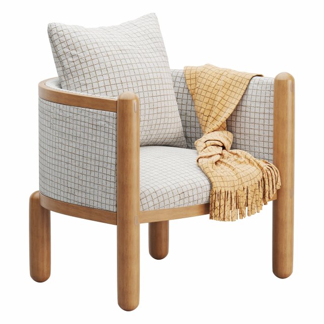 Crosby Lounge Chair Modello 3D .c4d .max .obj .3ds .fbx .stl .blend 