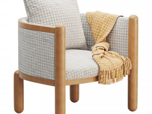 Crosby Lounge Chair 3Dモデル