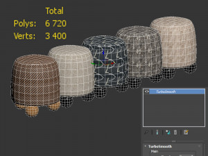 Morro Ottoman Modelo 3D