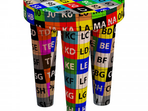 Tribute Stool Small Modèle 3D