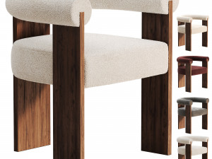 Eldon Dining Chair 3D Model
